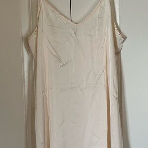 Elegant Cream Slip Dress
